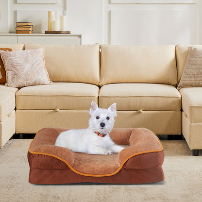 Memory Foam Pet Bed | Waterproof | Washable Cover | Non-Slip