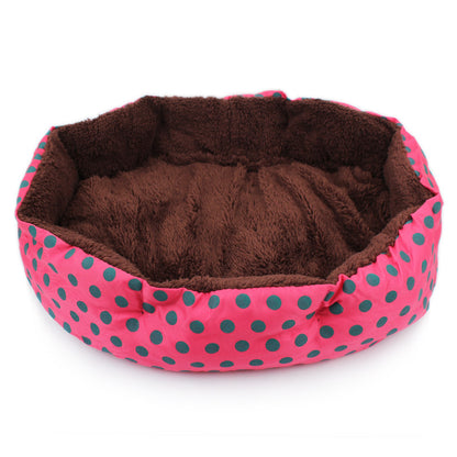 Soft Fleece Pet Bed – Warm, Cozy & Comfortable for Cats!