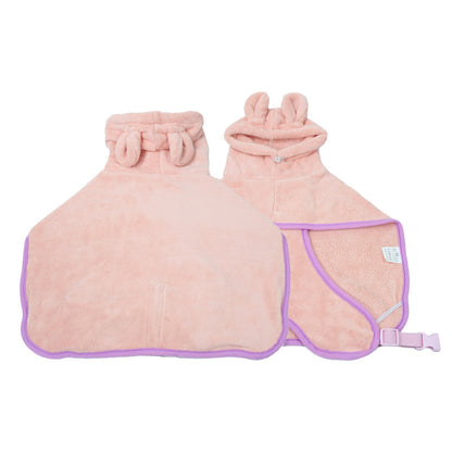 Quick-Dry Pet Bathrobe – Soft, Absorbent &amp; Adjustable Fit