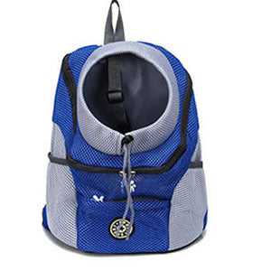 Comfortable pet backpack for easy, hands-free travel with dogs.