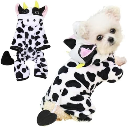 Cute Cow Pet Outfit – Soft, Cozy Perfect Fit