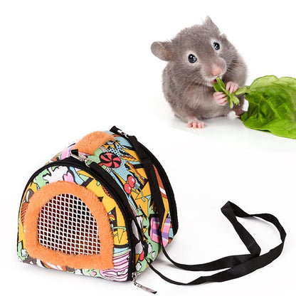 Portable Small Pet Cotton Nest Backpack