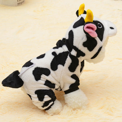 Cute Cow Pet Outfit – Soft, Cozy Perfect Fit