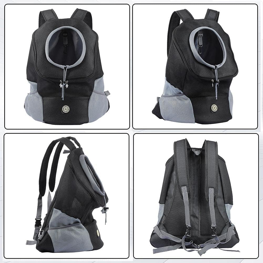 Comfortable pet backpack for easy, hands-free travel with dogs.