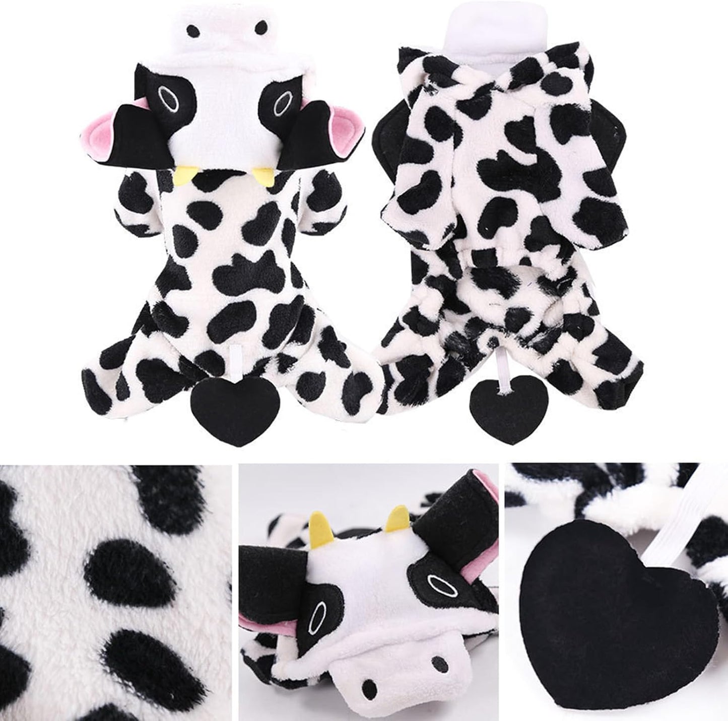 Cute Cow Pet Outfit – Soft, Cozy Perfect Fit