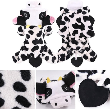 Cute Cow Pet Outfit – Soft, Cozy Perfect Fit