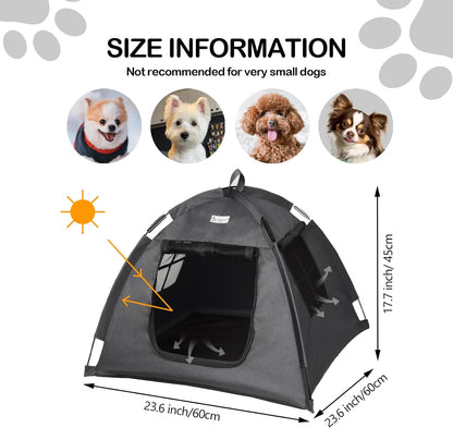 Cat tent cooling mat,  bed with cushion, indoor kennel.