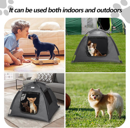 Cat tent cooling mat,  bed with cushion, indoor kennel.