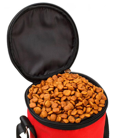 Waterproof pet food storage travel bag