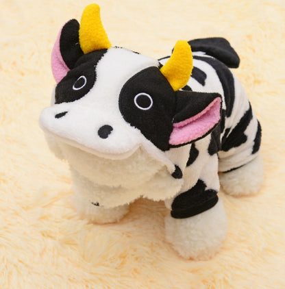 Cute Cow Pet Outfit – Soft, Cozy Perfect Fit