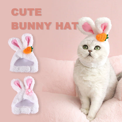 Cute Rabbit Pet Hat – Soft, Stylish & All-Season Wear