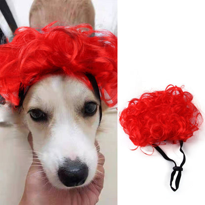 Pet Hair Accessories ,Pet wigs !Halloween Christmas Wig!